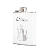 Flasques Chat Maman Cute Kitties Fête des Mères (Gauche)