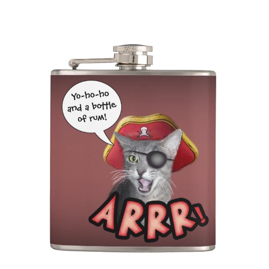 Flasques Chat pirate (Devant)