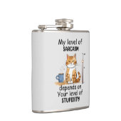 Flasques Chat sassy et mignonne orange (Droite)