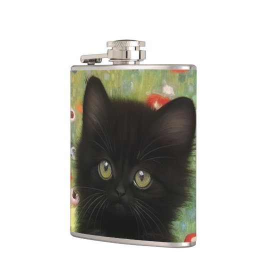 Flasques Chaton de Gustav Klimt (Gauche)