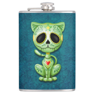 Flasques Chaton vert de sucre de zombi