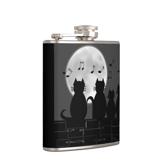 Flasques Chats au clair de lune (Droite)