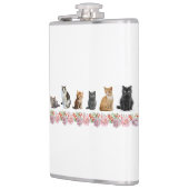 Flasques Chats et Roses (Gauche)