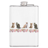 Flasques Chats et Roses (Dos)