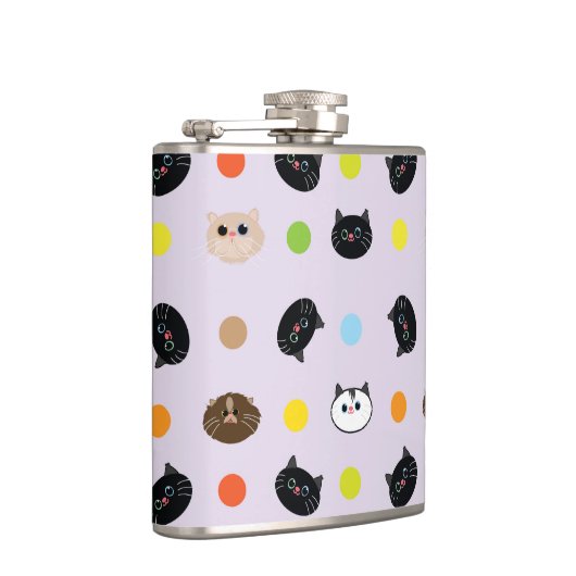 Flasques chats motifs (Droite)