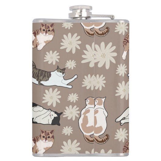 Flasques Chats motifs (Dos)