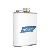 Flasques Chattanooga Tennessee Grain de bois (Droite)