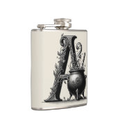 Flasques Chaudière de sorcière Lettre sorcière A initiale p (Droite)