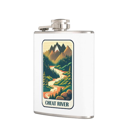 Flasques Cheat River West Virginia Colors (Gauche)