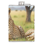 Flasques Cheetah Animal Nature Faune Affection Soin (Dos)