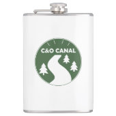 Flasques Chemin d'accès du canal C&O (Devant)