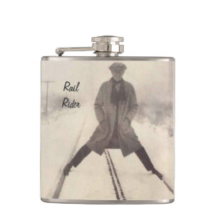 Flasques Chemin de fer vintage Rider Voie de chemin de fer