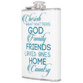 Flasques Chercher ce qui compte Turquoise (Gauche)