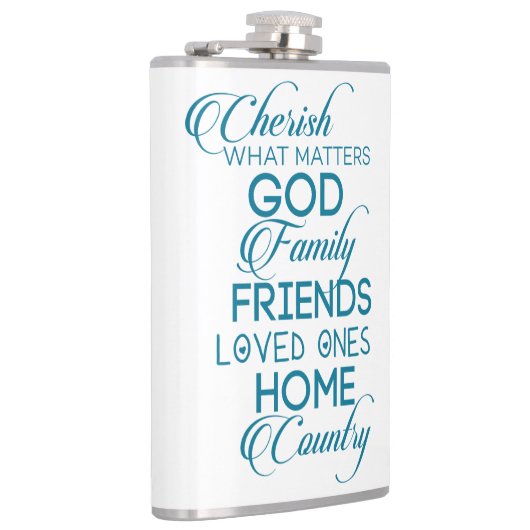 Flasques Chercher ce qui compte Turquoise (Droite)