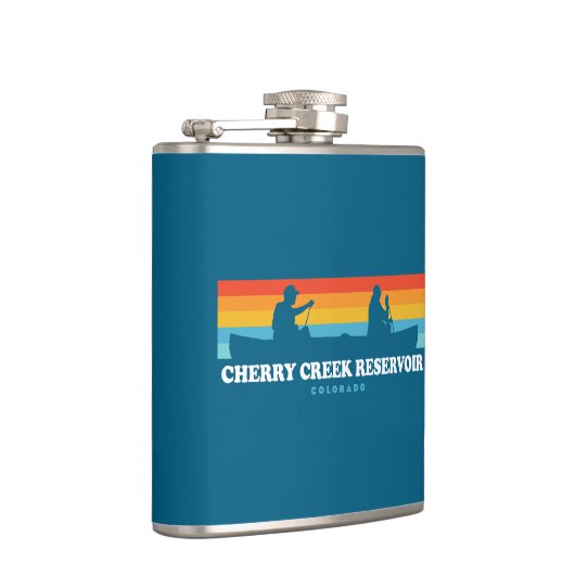 Flasques Cherry Creek Réservoir Colorado Canoe (Droite)