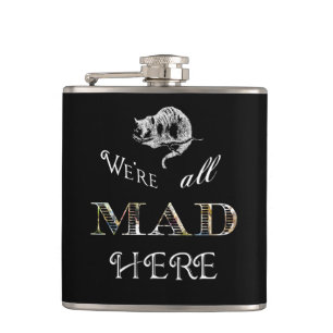 Flasques Cheshire Cat Mad Alice