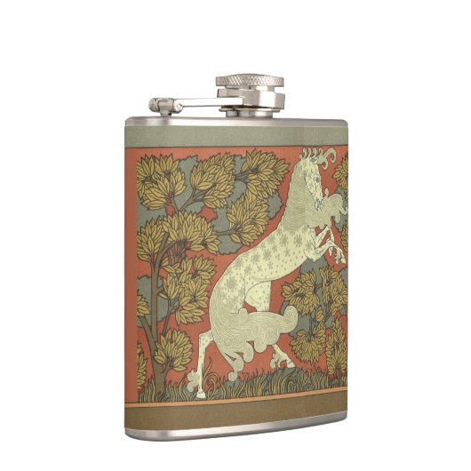 Flasques Cheval de danse Art Nouveau (Droite)