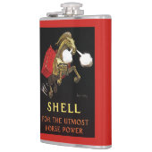 Flasques Cheval mécanique avec Shell Oil (Gauche)