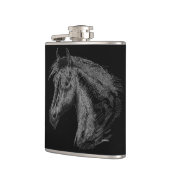 Flasques Cheval : Noir (Gauche)