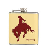 Flasques Cheval s'opposant du Wyoming (Devant)