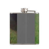 Flasques Chèvre blanche de bébé drôle de chèvre sautant (Dos)