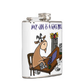 Flasques Chèvre drôle à l'humour du travail de rodéo de (Droite)