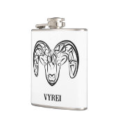 Flasques Chèvre tribale noire et blanche / Mouton (Gauche)