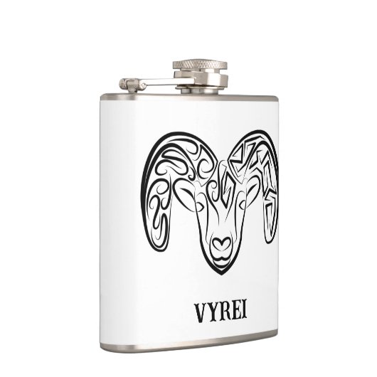 Flasques Chèvre tribale noire et blanche / Mouton (Droite)