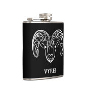 Flasques Chèvre tribale noire et blanche / Mouton (Droite)