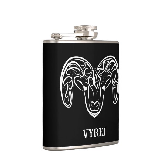 Flasques Chèvre tribale noire et blanche / Mouton (Droite)