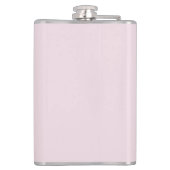 Flasques Chic botanique rose poudré aquarelle florale (Dos)