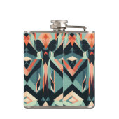 Flasques Chic coloré Abstrait rayures Monogramme (Dos)