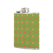 Flasques Chic Coloris Pois Hip Flask (Gauche)