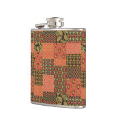 Flasques Chic Faux Tribal Égyptien Patchwork Hip Flask (Gauche)