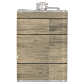 Flasques Chic Floral Wreath Rustique Mariage (Dos)