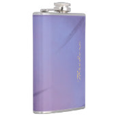 Flasques Chic Gold Violet Abstrait Floral (Droite)