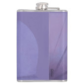 Flasques Chic Gold Violet Abstrait Floral (Dos)