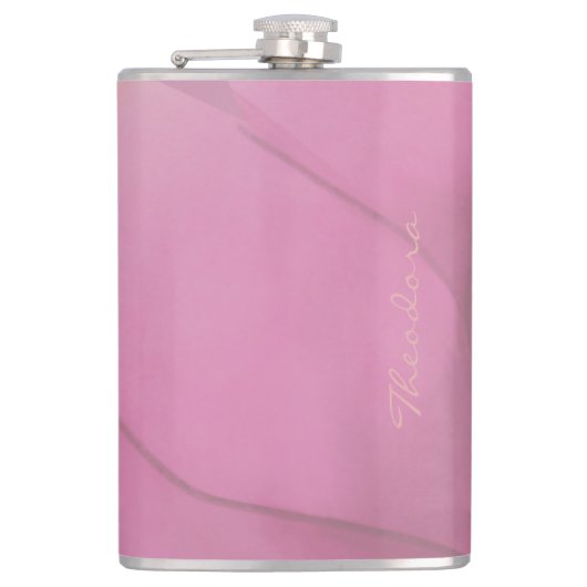Flasques Chic Gold Violet Floral (Devant)