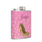 Flasques Chic Golden Stilettos rose (Droite)