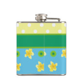 Flasques Chic Hip Flask to Personalize : Primroses, Polkas (Dos)