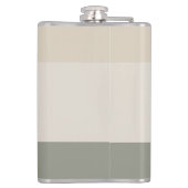 Flasques Chic Initiale Monogrammée Personnalisée Moderne (Dos)