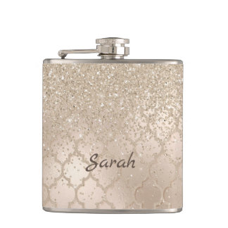 Flasques Chic Parties scintillant Champagne Look Flask