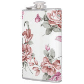 Flasques Chic Rétro Fleurs Féminines Éculées (Gauche)