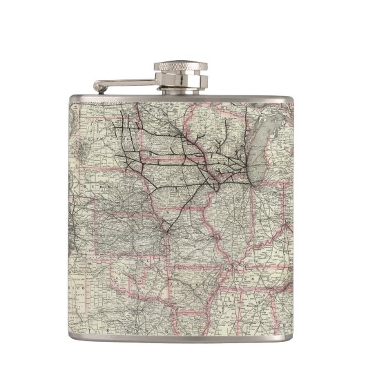 Flasques Chicago Milwaukee et relais de St Paul et (Devant)