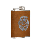 Flasques Chien celtique en cuir (Droite)