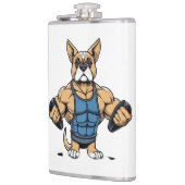 Flasques Chien culturiste (Gauche)