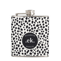 Chien dalmate Abstrait Motif Monogramme