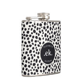 Flasques Chien dalmate Abstrait Motif Monogramme (Droite)