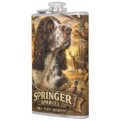Flasques Chien de Chasse Springer Spaniel Anglais (Gauche)