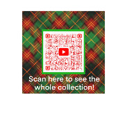 Flasques Chien écossais customisé et dram de Tartan Wee